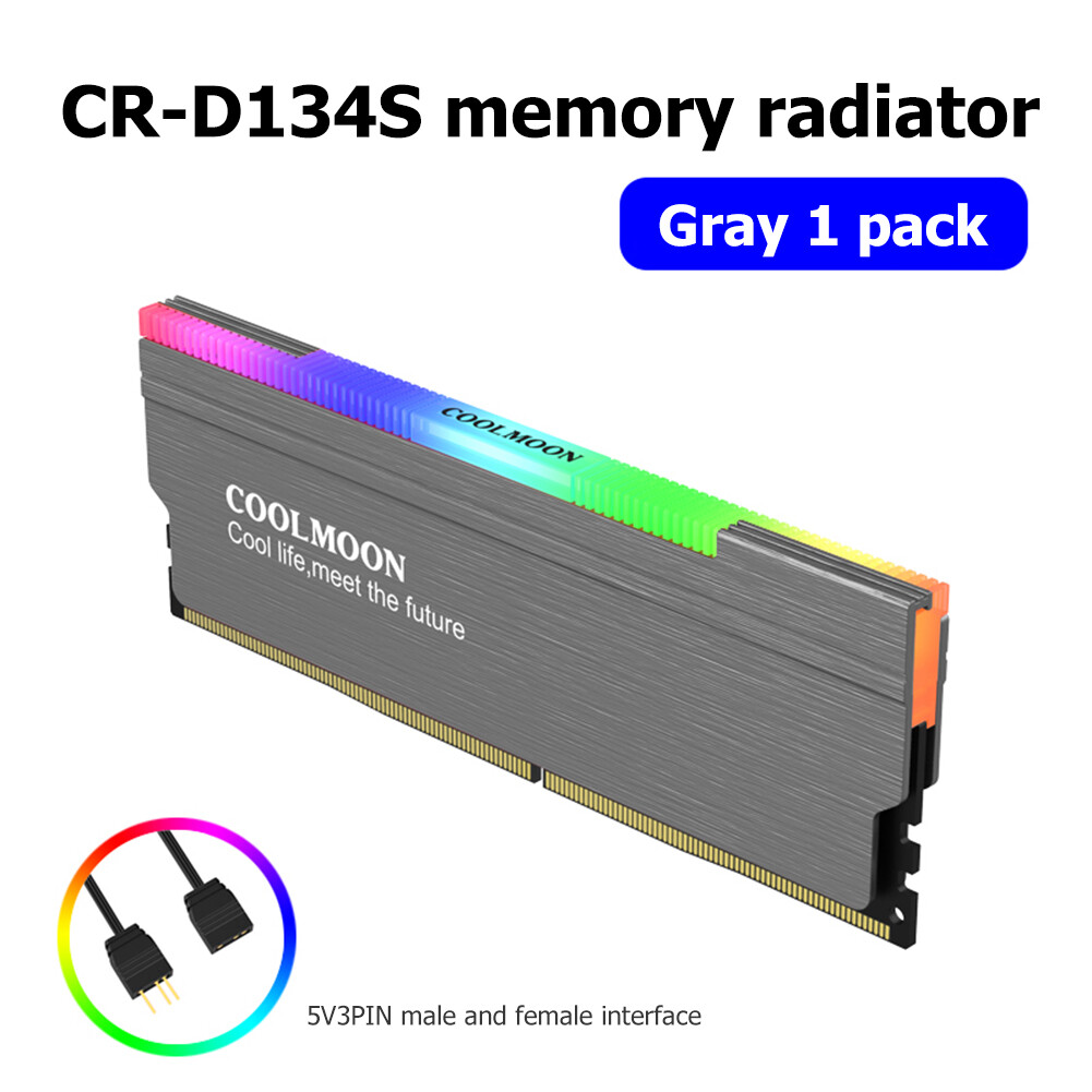 COOLMOON CR-D134S Tản Nhiệt ARGB RAM Bộ Tản Nhiệt Bộ Làm Mát Bộ Nhớ Máy Tính Để Bàn