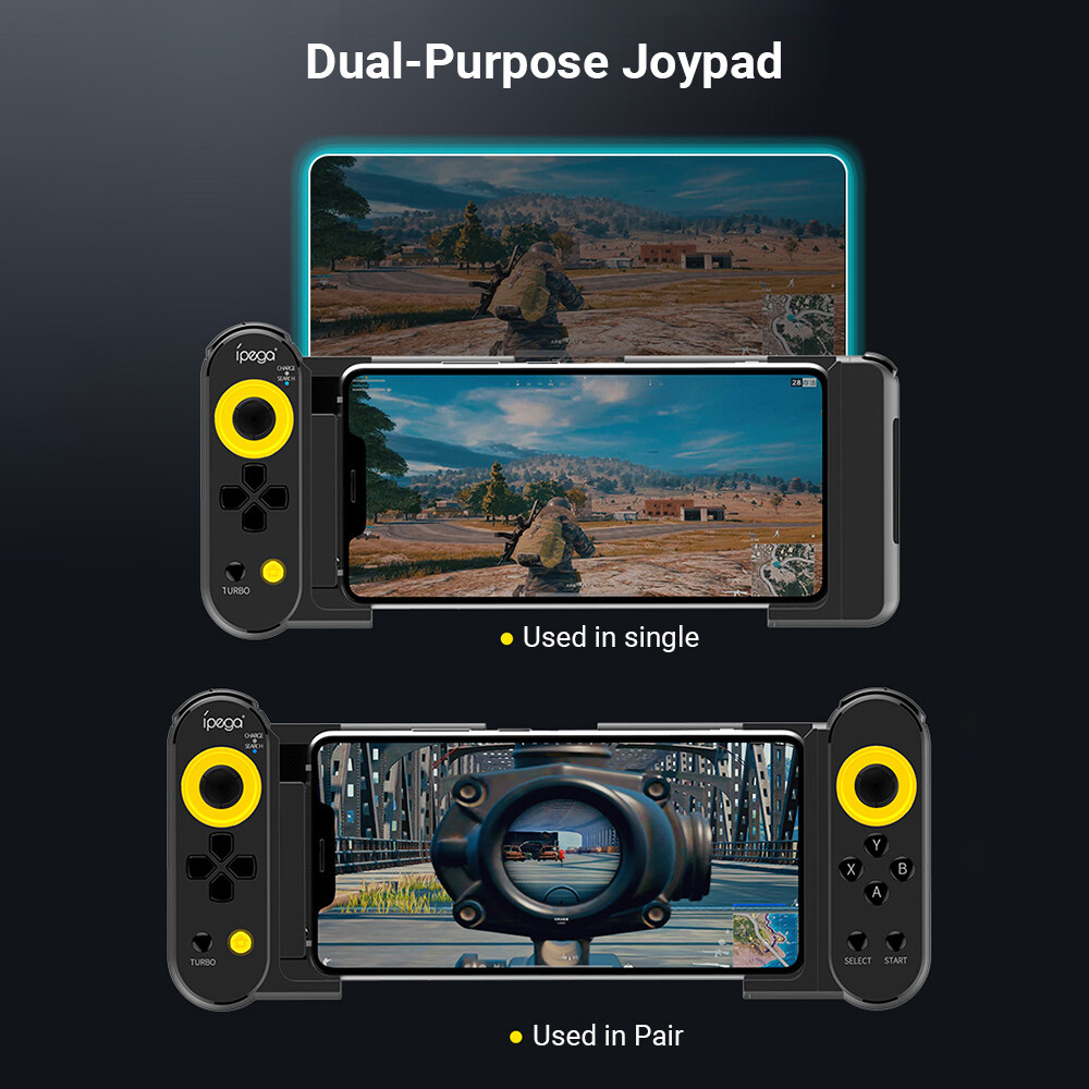 Bộ Điều Khiển Trò Chơi Bluetooth Không Dây Ipega PG-9167 Chính Hãng Tay Cầm Chơi Game Di Động Có Thể Thu Vào Cho PUBG CODM