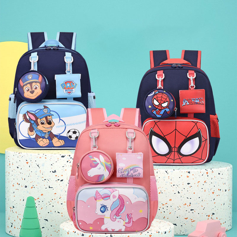 ELACCENT Cartoon children's kindergarten schoolbag large capacity backpack primary school backpack