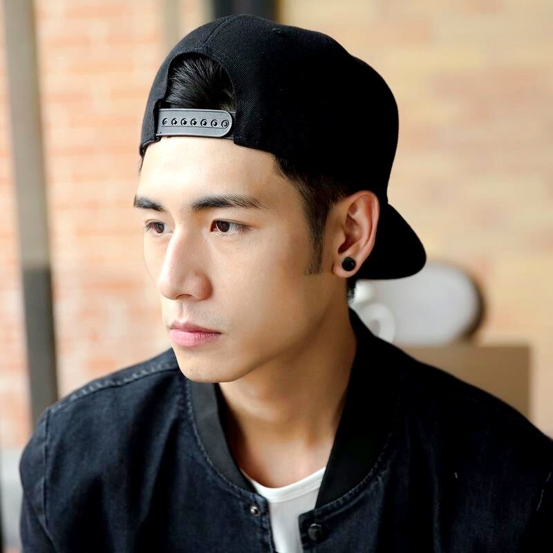 Hip Hop Caps Adjustable Bill Hats Casual Peak Plain Visor Hat Baseball Cap Classic Fitted Flat