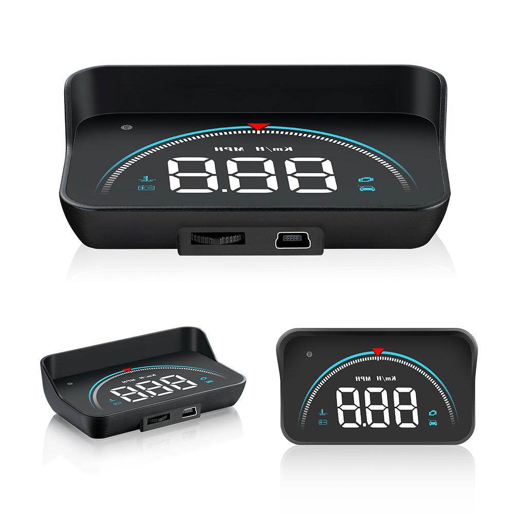HUD Xe Hơi EKLEVA Màn Hình Hiển Thị, Hệ Thống Cảnh Báo Quá Tốc OBD2 II EUOBD Báo Động Điện Áp Tự Động Cho Kính Chắn Gió Máy Chiếu
