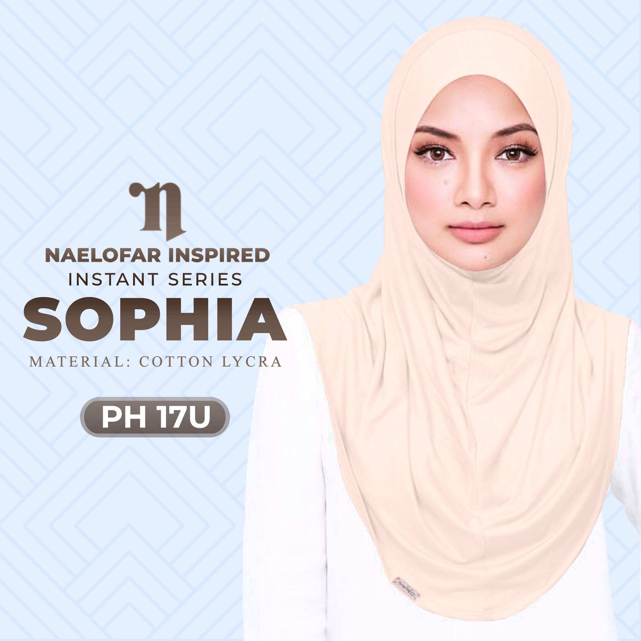 sophia instant naelofar hijab