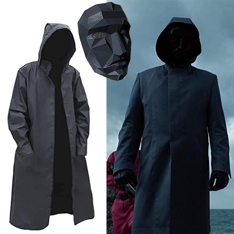 Squid Game Boss Cosplay Costume Villain Front Man Uniform Set Round Six