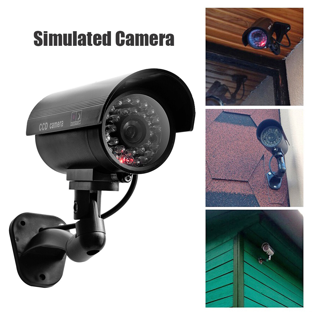 Fake Dummy Camera Flashing Red LED Home Indoor Security Simulation Camera