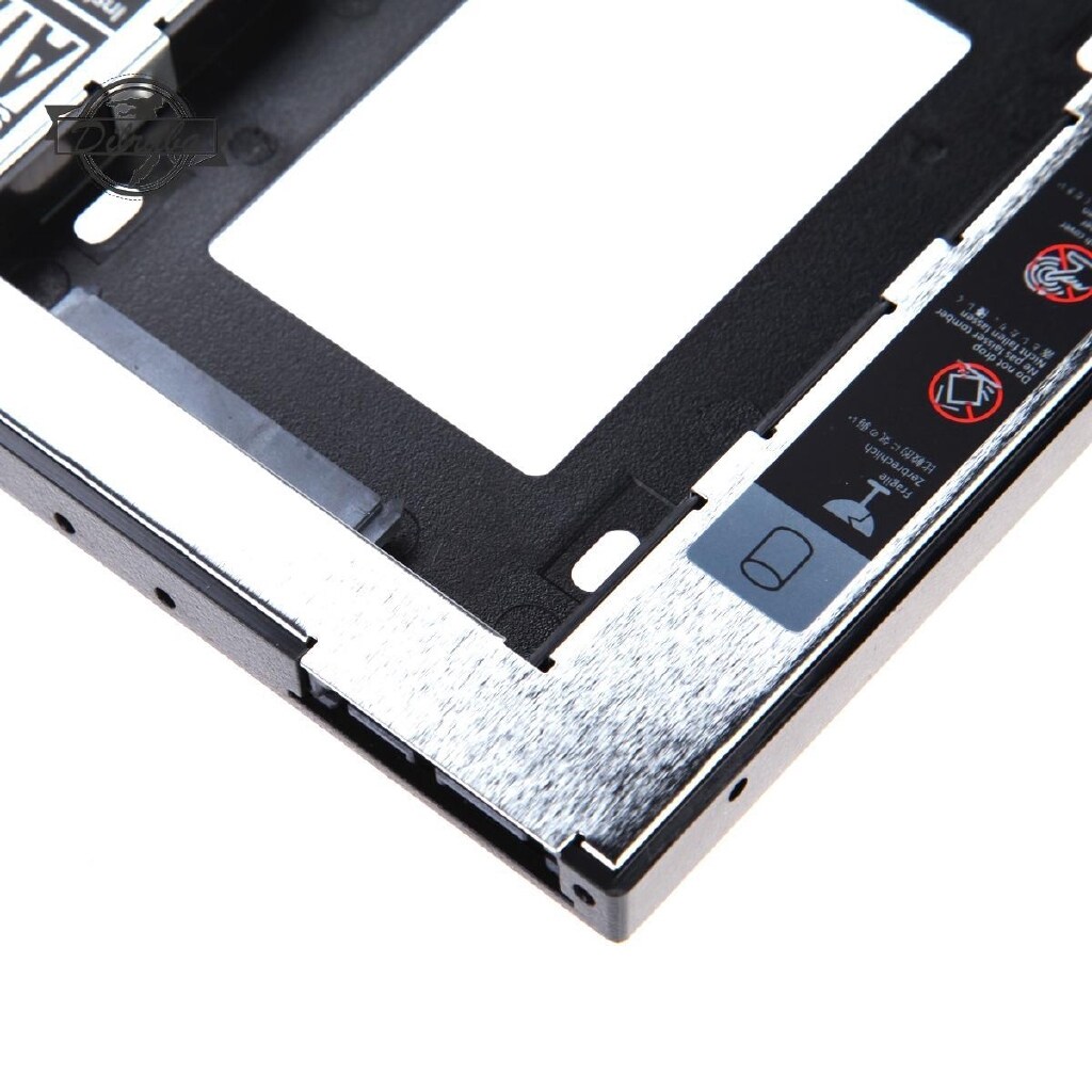 Dr universal 2.5 2nd 9.5mm/12.7mm ssd hd sata hard disk drive hdd caddy adapter bay for cd dvd rom optical bay elegant