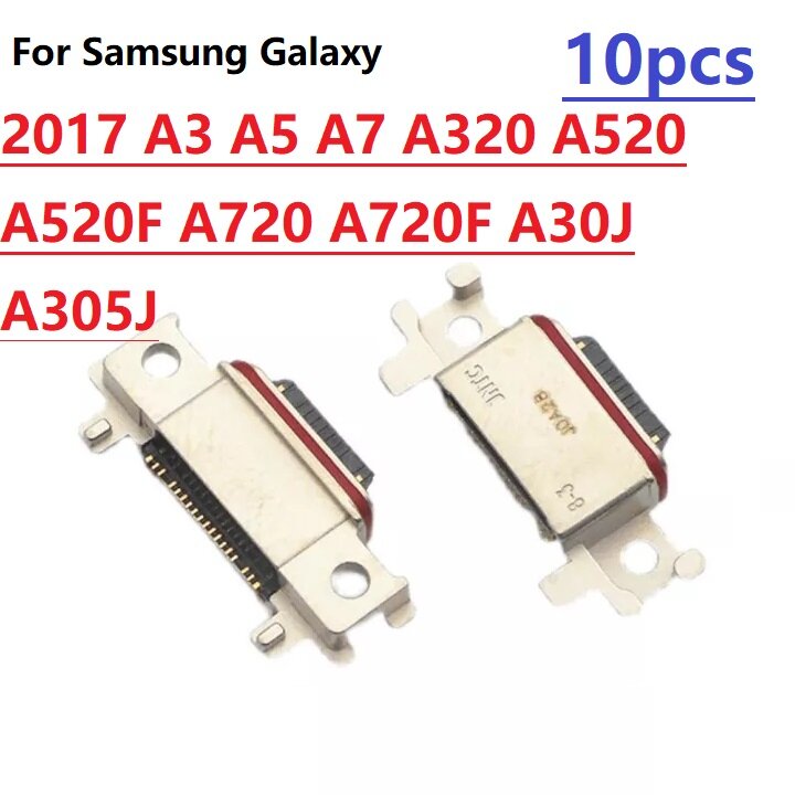 Usb charger dock port charging connector socket for samsung galaxy 2017 a3 a5 a7 a320 a520 a520f a720 a720f a30j a305j original type c plug