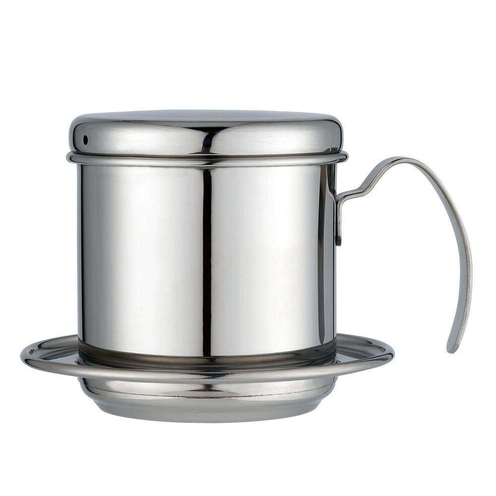 Konco Stainless Steel Vietnamese Drip Coffee Filter Maker Pot Infuser For Office Home Travelin, Coffee Filter Set Best Coffee Dripper for Home/Kitchen/Office/Outdoor