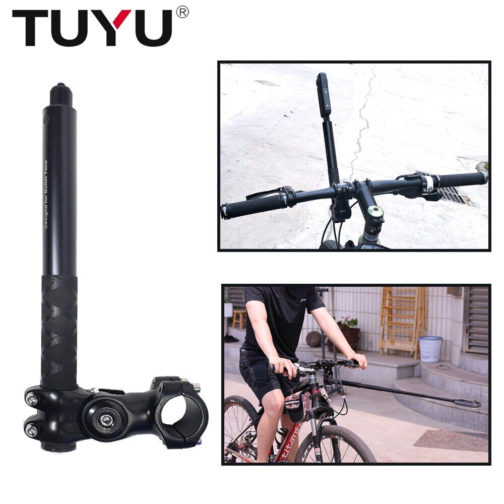 Giá gắn ghi đông vô hình xe máy monopod dành cho máy ảnh sony gopro max insta360 x2 r, phụ kiện xe đạp mô tô