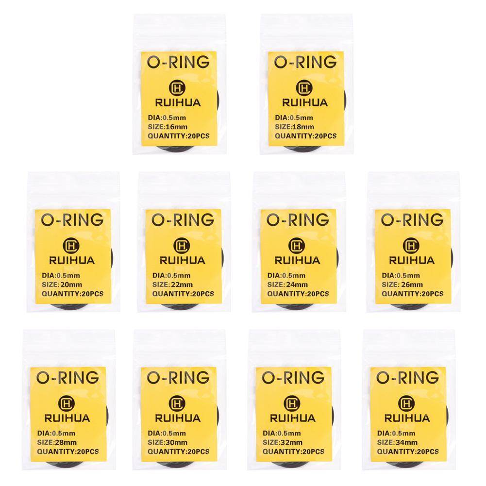 200pcs Waterproof O-Ring Watch Back Seal Cover Gaskets Watch Repair Tool