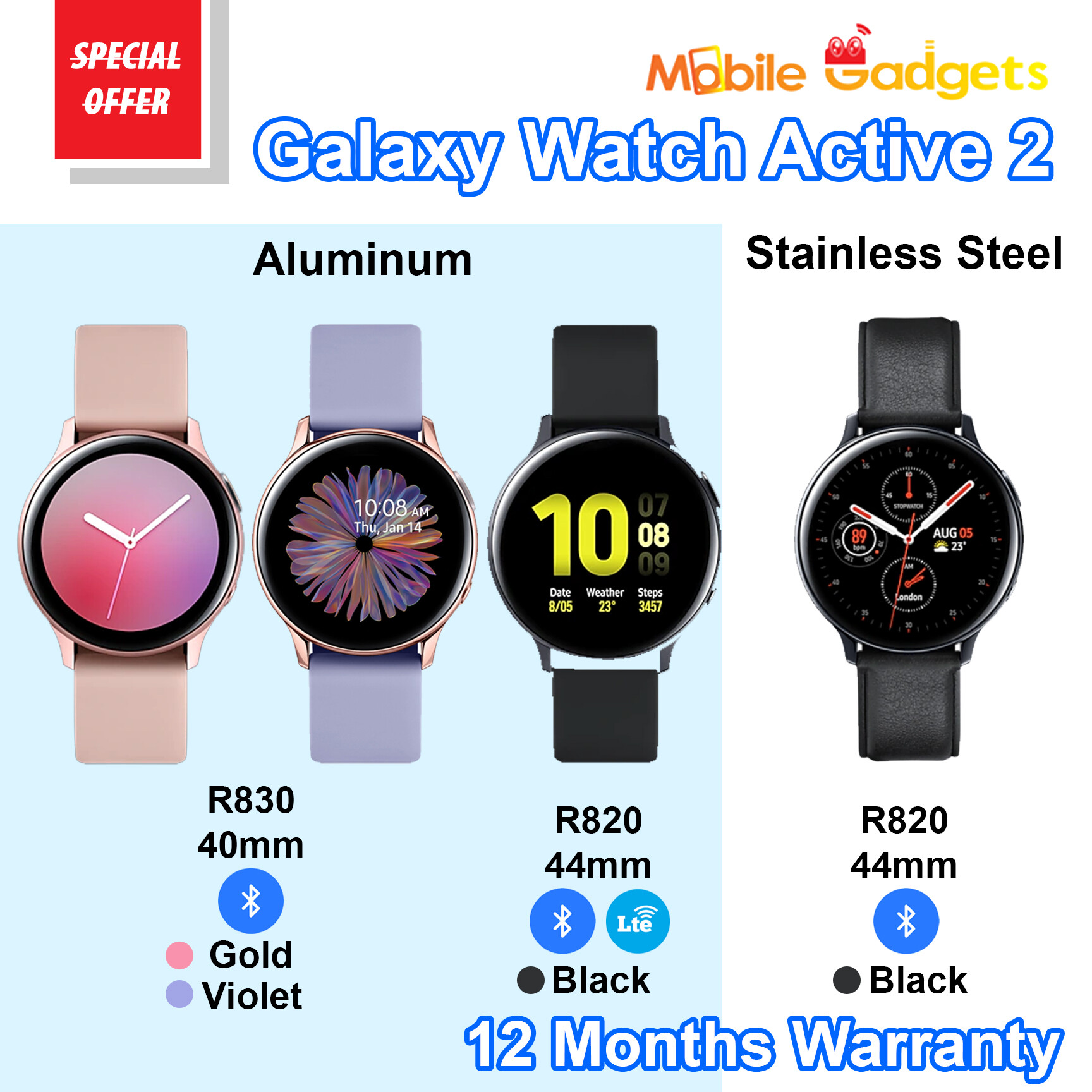 Samsung Galaxy Watch Active R500 (40mm 