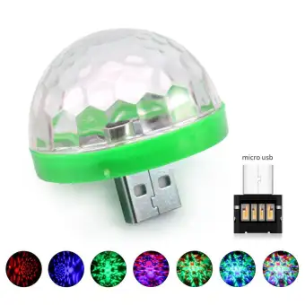 Buybowie Usb Mini Disco Ball Party Lights Dc 5v Led Small Magic