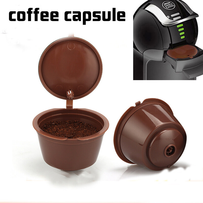 YESPERY 2 Chiếc Cốc Lọc Viên Nén Cà Phê Tái Sử Dụng Được Cho Các Mẫu Dolce Gusto Mũ Có Thể Nạp Lại, Bộ Lọc Giỏ Pod Hương Vị Mềm Mại Ngọt Ngào