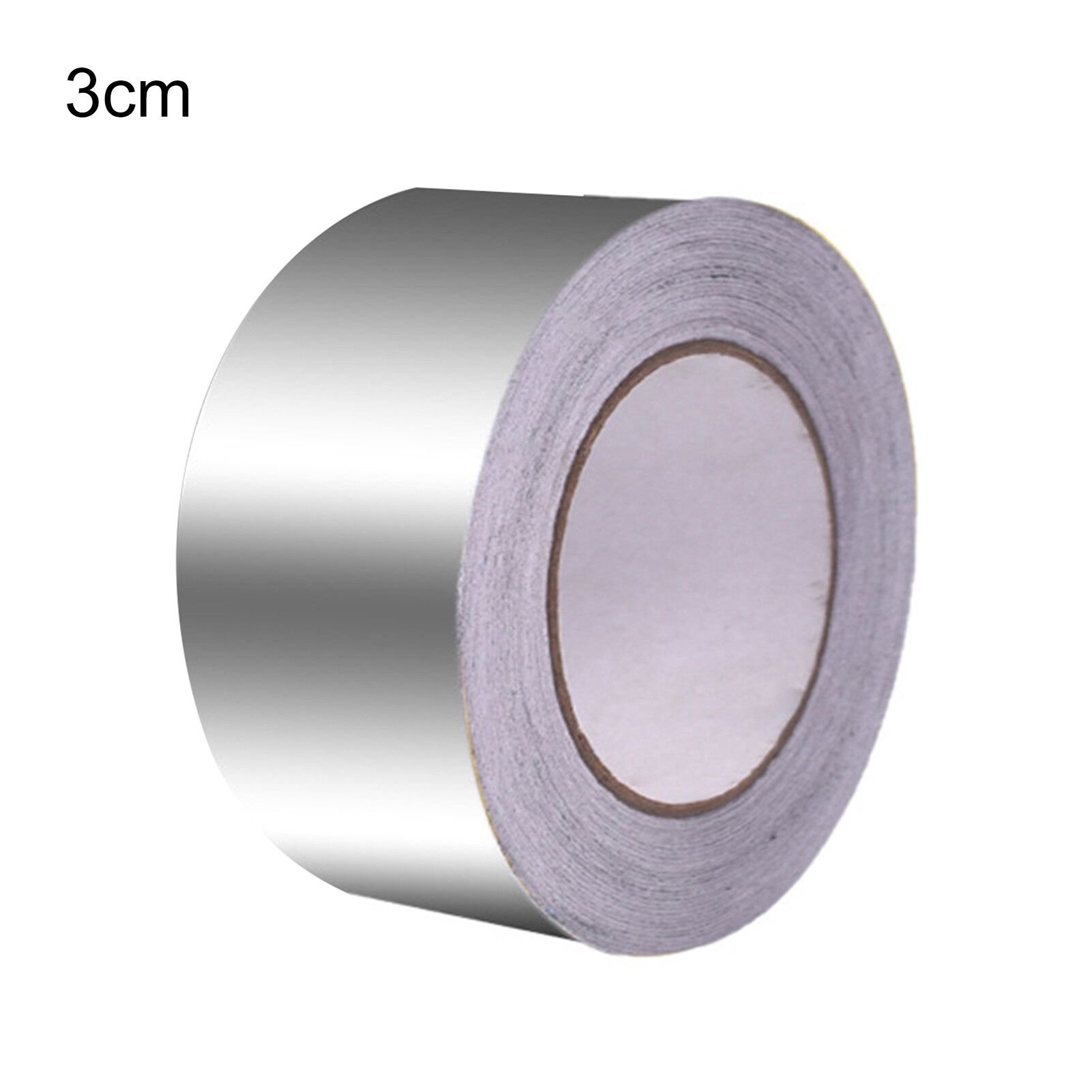 Farfi 1 Roll Heat-resistant More Thicken Aluminum Foil Adhesive Tape Practical Waterproof Duct Tape for Home