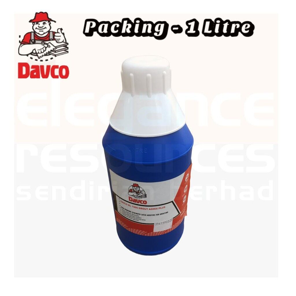 DAVCO 1 LITRE RL1000 GROUT ADMIX PLUS HIGH BONDING STRENGTH LATEX