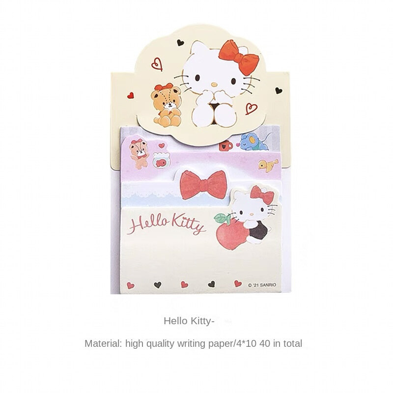 [Colorfulhome]Ready Stock 40 Sheets Sanrio Post-it Notes Sanrio Sticky Note Cute Sticky Notes Paper Paper Creative Tear Off Memo Message Reminder Note Pad Stationery Gifts