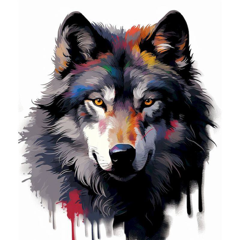 RUOPOTY Diy Acrylic Painting By Numbers Dog Animal Picture By Numbers On Canvas Home Decor Unique Gift