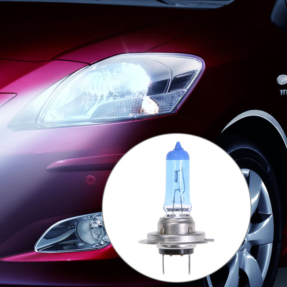 1 Chiếc Đèn Pha Ô Tô Siêu Trắng H7 55W 6000K Bóng Đèn Halogen Thay Thế