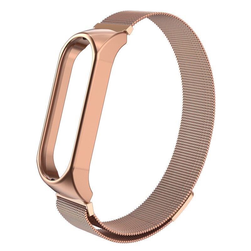 Milanese Loop Stainless Steel Watch Band for Xiaomi Mi band 7 6 5 miband 4 3 Wrist Strap Bracelet