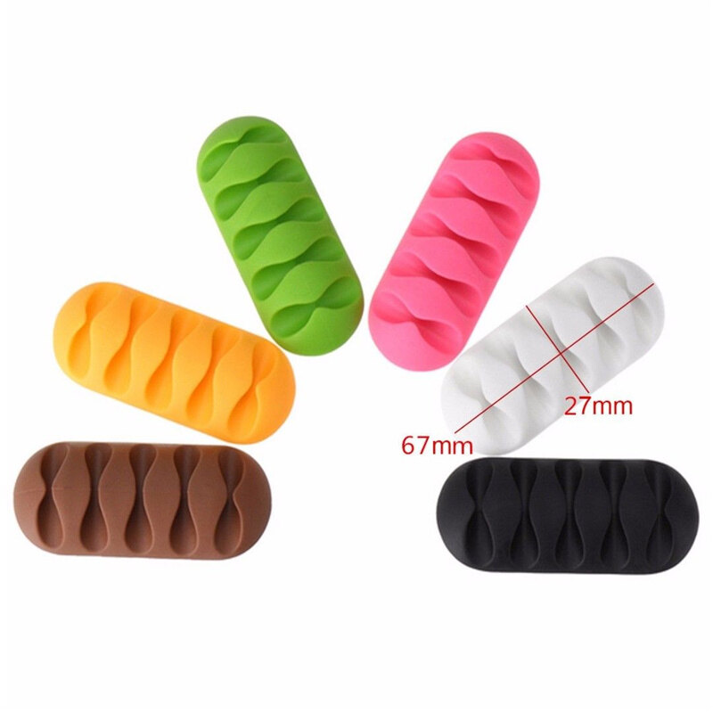 Sắp Xếp Cáp USB, Cuộn Dây Cáp Kẹp Quản Lý Gọn Gàng Để Bàn Giá Đỡ Cáp Dành Cho Chuột, Dây Tai Nghe Tổ Chức