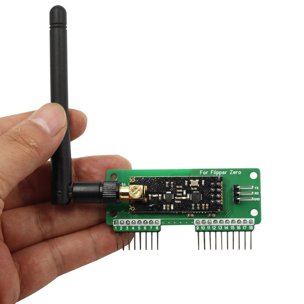 Flipper Zero NRF24 module GPIO module for sniffer and mouse jacker