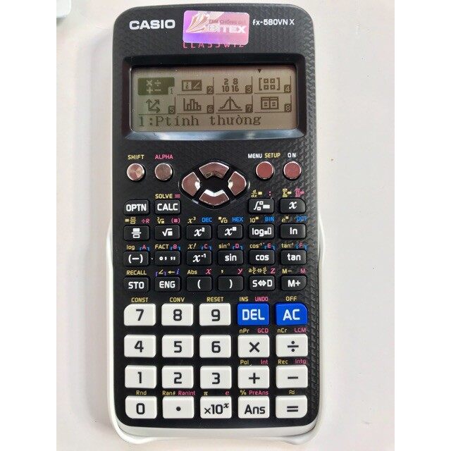 Máy tính casio 580 vn x - bảo hành 7 năm