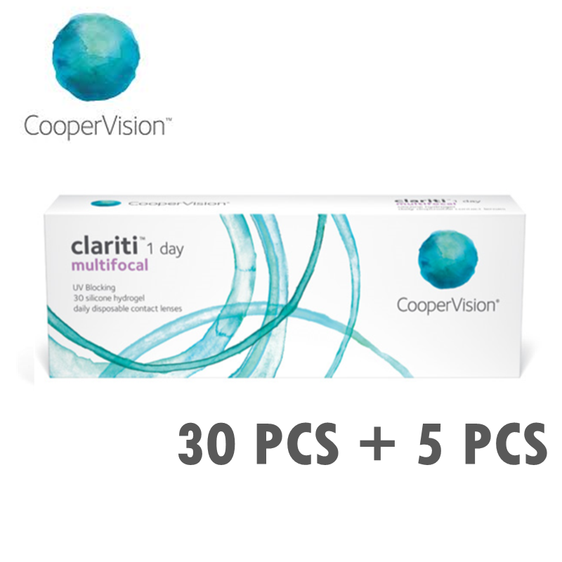 CLARITI 1 DAY MULTIFOCAL 30 Free 5 Pcs ,Silicone Hydrogel Daily Contact Lenses