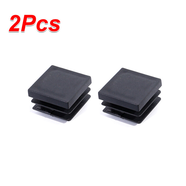 Polocat 2/8pcs 25*25mm Square Tube Dust Cover Plastic Black Blanking End Caps Furniture Leg Tube Pipe Inserts Plugs Bung Decorative Dust Cover