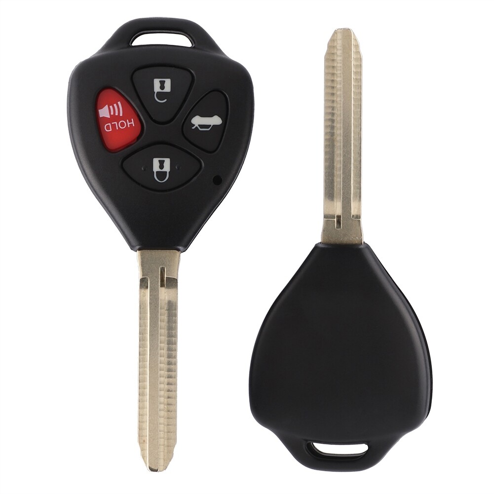 2Pcs 4 Buttons Car Remote Key Shell ABS Key Fob Case Shell Cover For 4-Runner