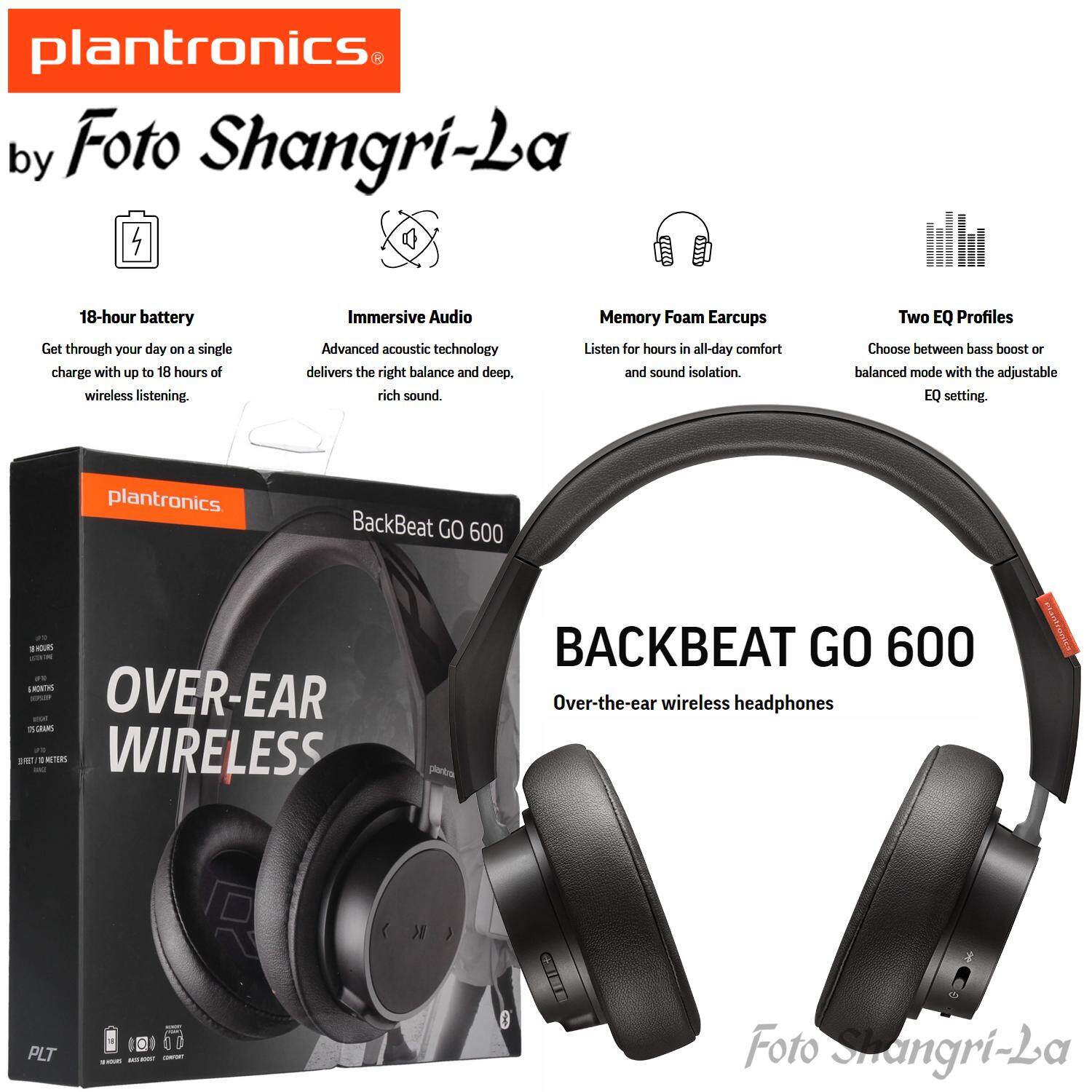 Plantronics BACKBEAT GO 600 Wireless Over ear headphones Noise