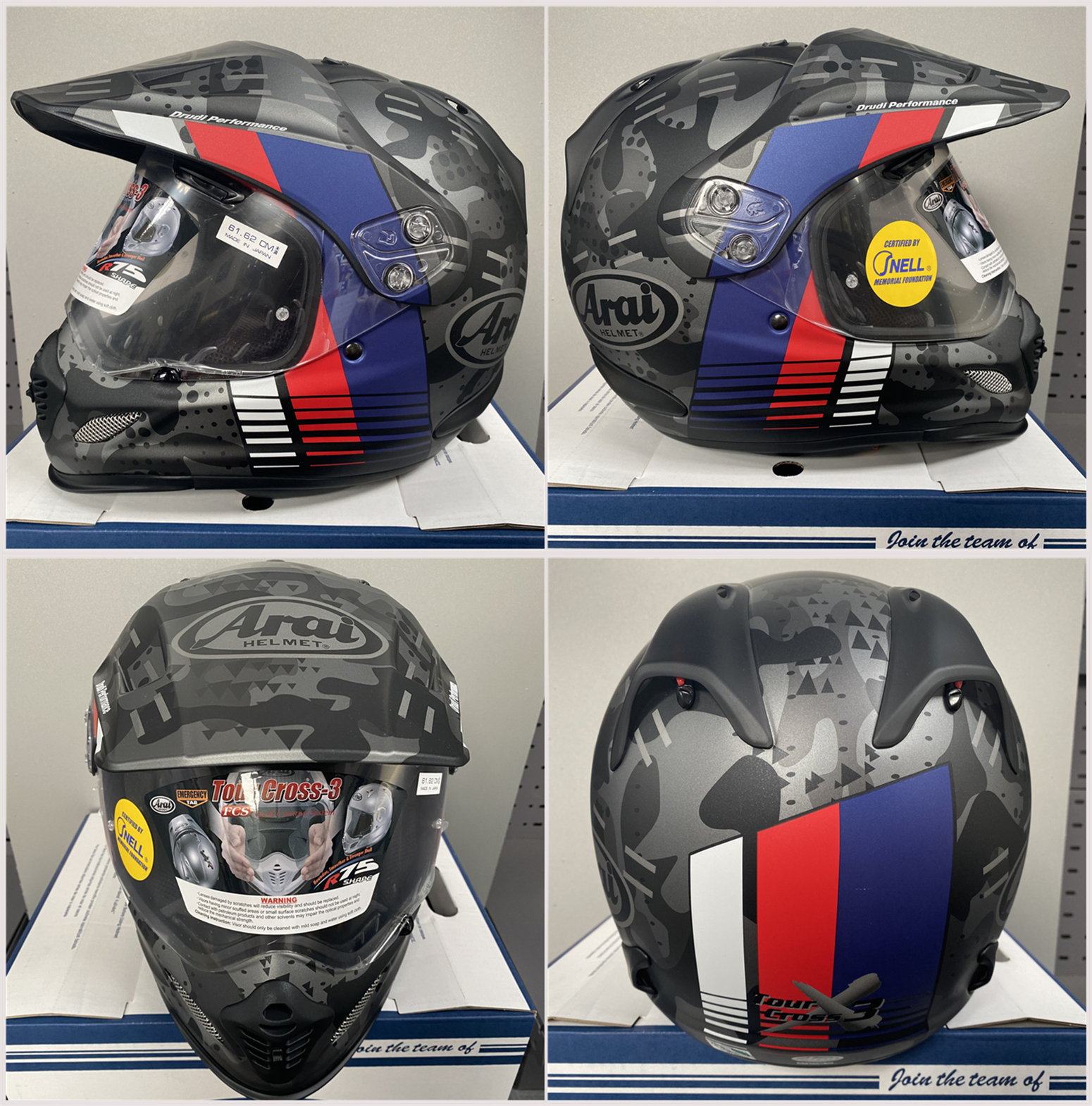 ARAI Rally Helmet TOUR CROSS 3 Motorcycle Japanese Helmet BMW Cross ARAI Rally Helmet TOUR CROSS 3 Motorcycle Japanese Helmet BMW Cross