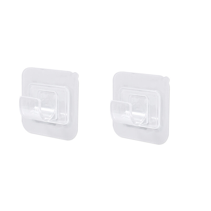 2Pcs/Set Curtain Rod Holder Home Ceiling Curtain Rod Installation Hook Room Thickening Drapery Bracket Curtain Window Hook