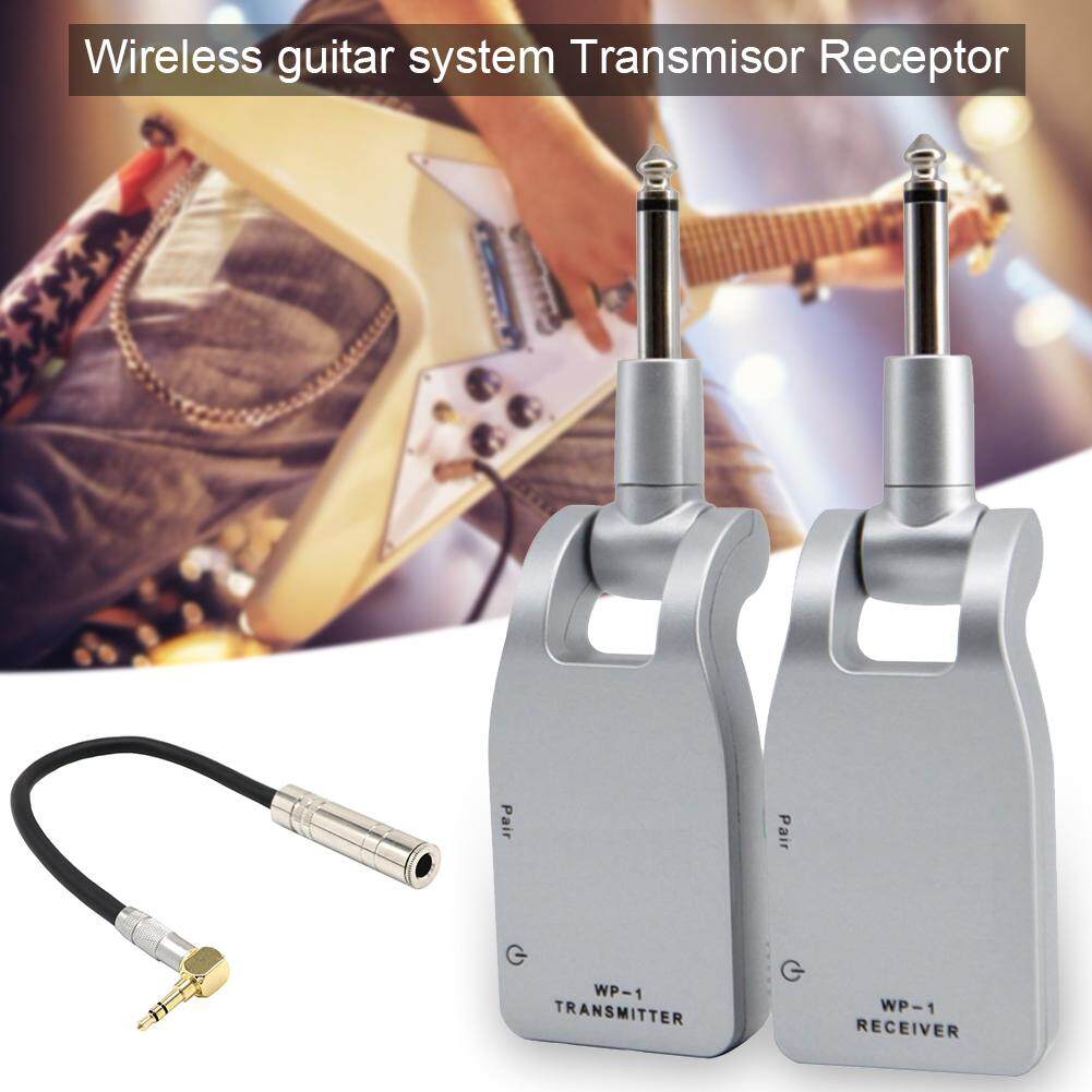 2.4GHZ Không Dây Đàn Guitar Hệ Thống Kỹ Thuật Số Thu Phát Transmisor Thụ Thể cho Đàn Guitar Điện Bass