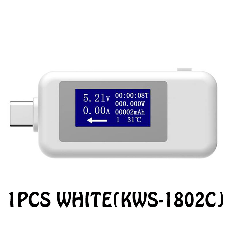 1PCS C-type USB tester DC digital voltmeter ammeter tester Charging bank charging indicator