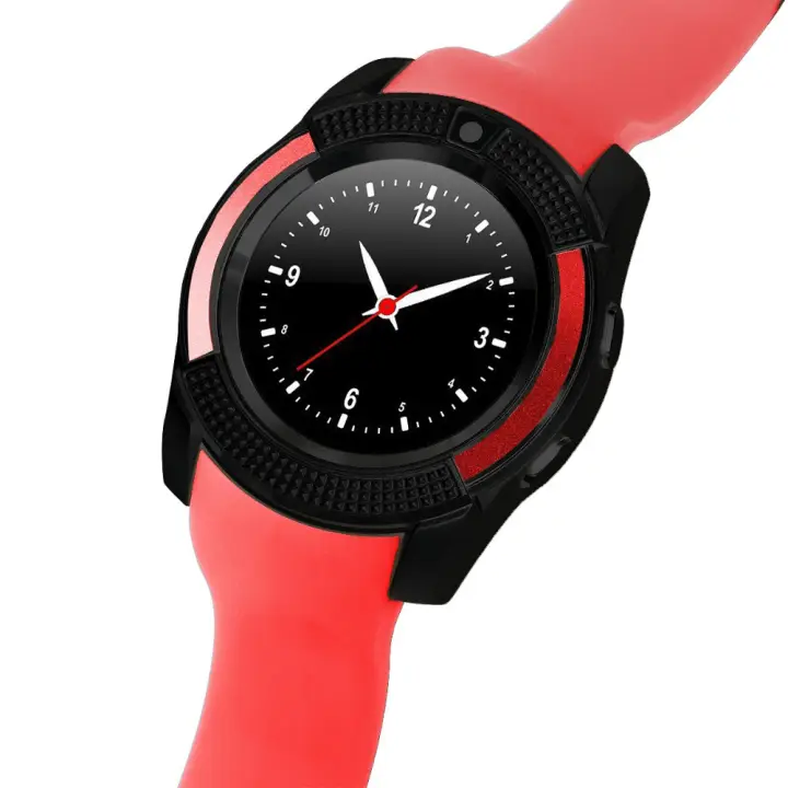 smart watch v8 black