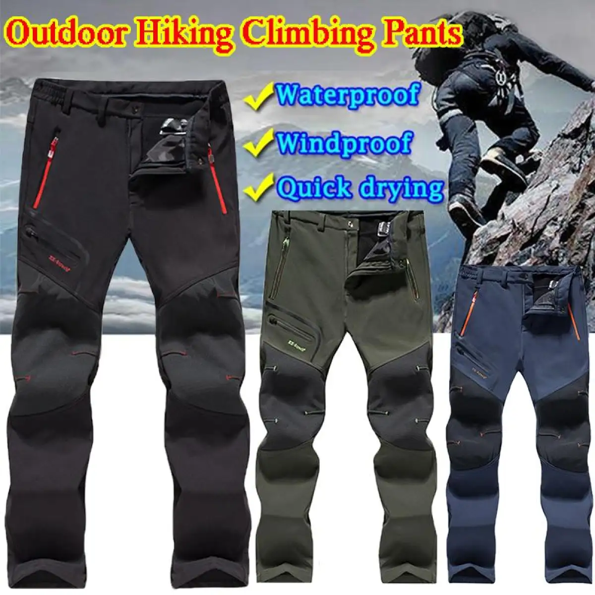 plus size hiking trousers