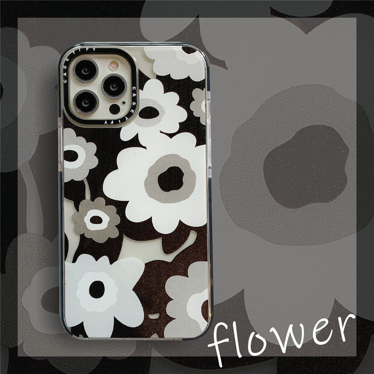 Cute transparent iphone case With pendant ins hot For Girl 12 pro