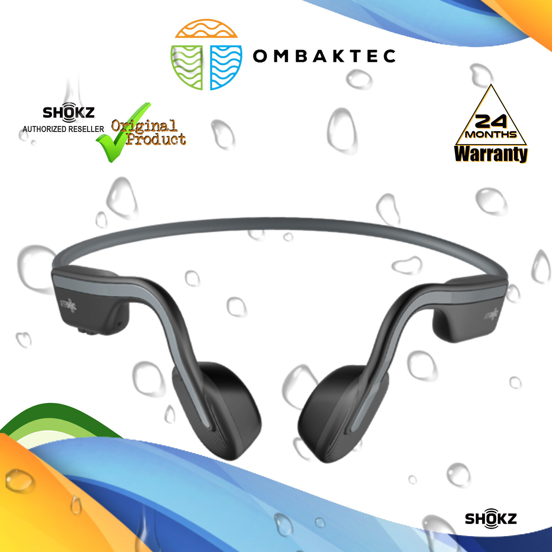 Shokz / AfterShokz OpenMove Wireless Bone Conduction Open-Ear Bluetooth ...