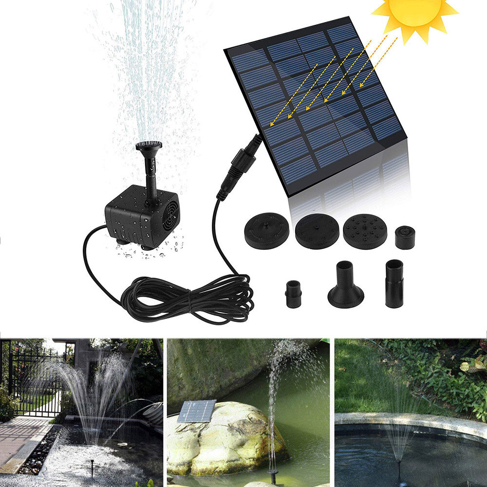 solar powered water lights