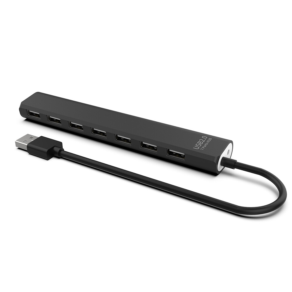 USB 2.0/3.0 HUB Dock Adapter Multi USB Splitter 5Gbps 7 Ports USB Expander