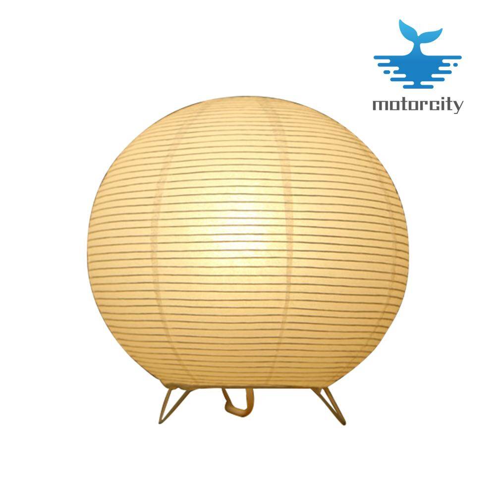 Nordic Paper Lantern Table Lamp Living Room Study Bedroom Decor Night Light