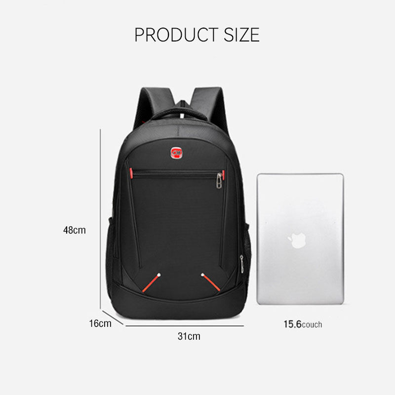 ELACCENT Men's backpack student schoolbag business computer bag large capacity travel backpack