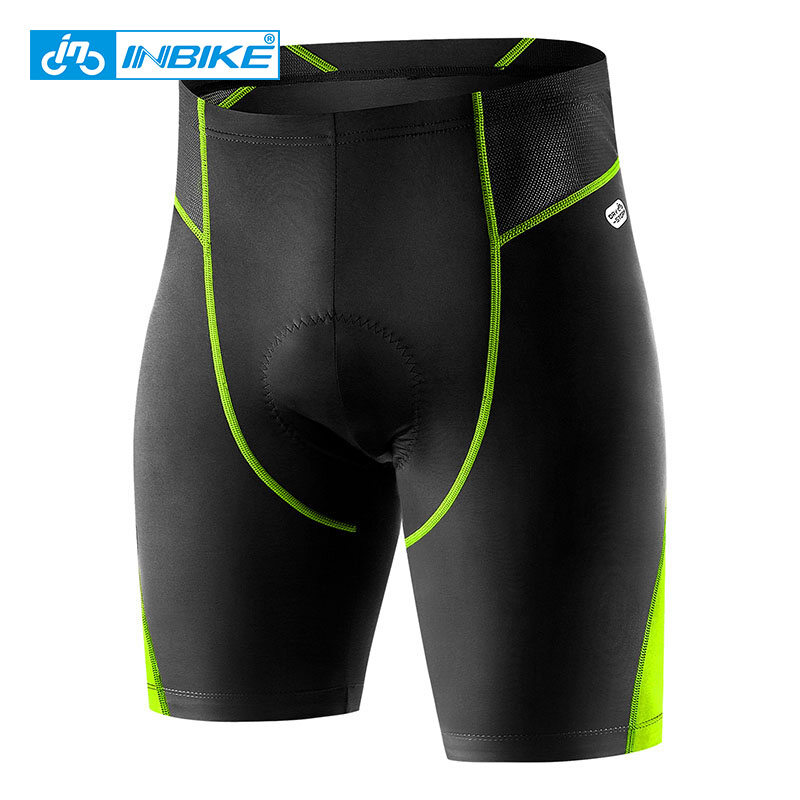 INBIKE 3D Padded Cycling Shorts Shockproof MTB Bicycle Shorts Road Bike Shorts Sport Running Tights For Man IM8112