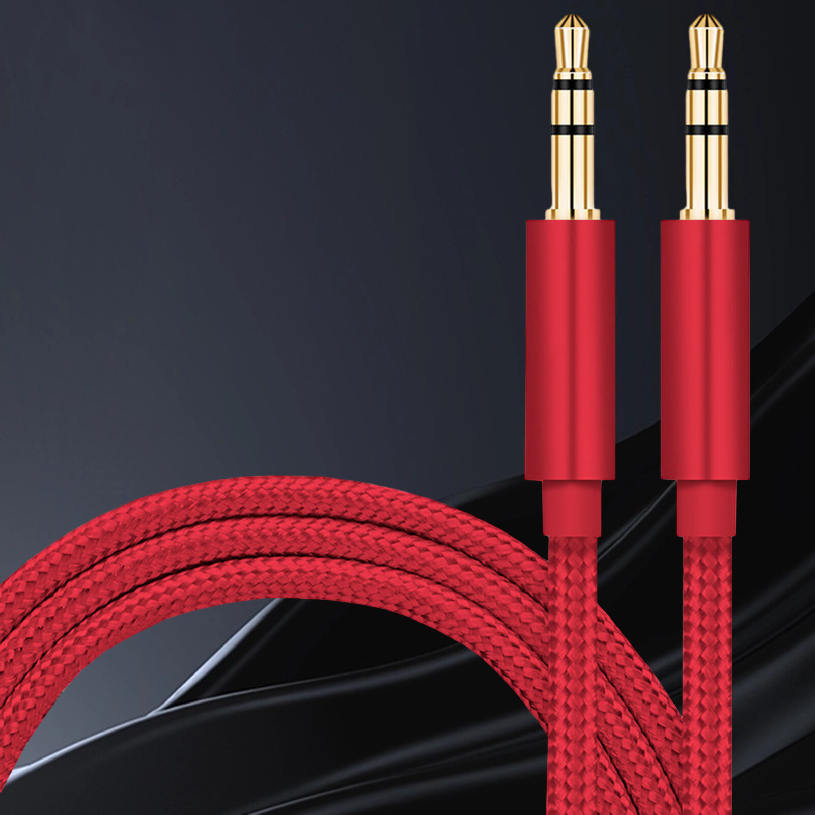 Wiki Headphone Cable Headphone Adapter Premium 3.5mm Headphone Extension Cable Tangle-free Wide Compatibility Perfect