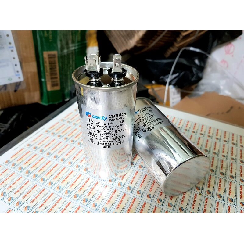 Tụ điều hòa - tụ máy lạnh - tụ khởi động cbb65a 25uf - 70uf