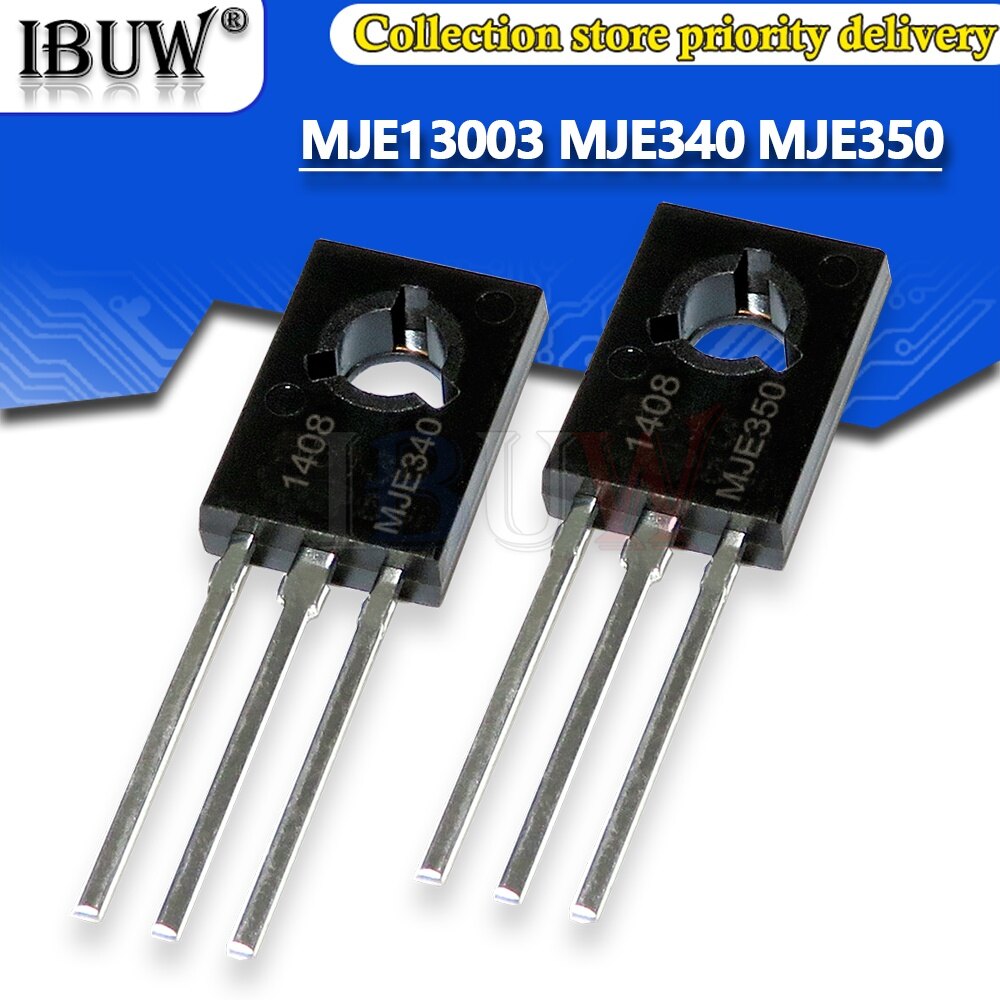 10pcs mje13003 mje340 mje350 to-126 to126 e13003-2 transistor 集成电路