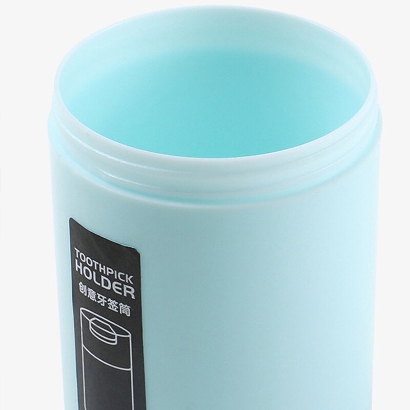 Creative Toothpick Box Dispenser Flip Cover Portable Toothpick Storage Boxes Holder Kitchen Organizer