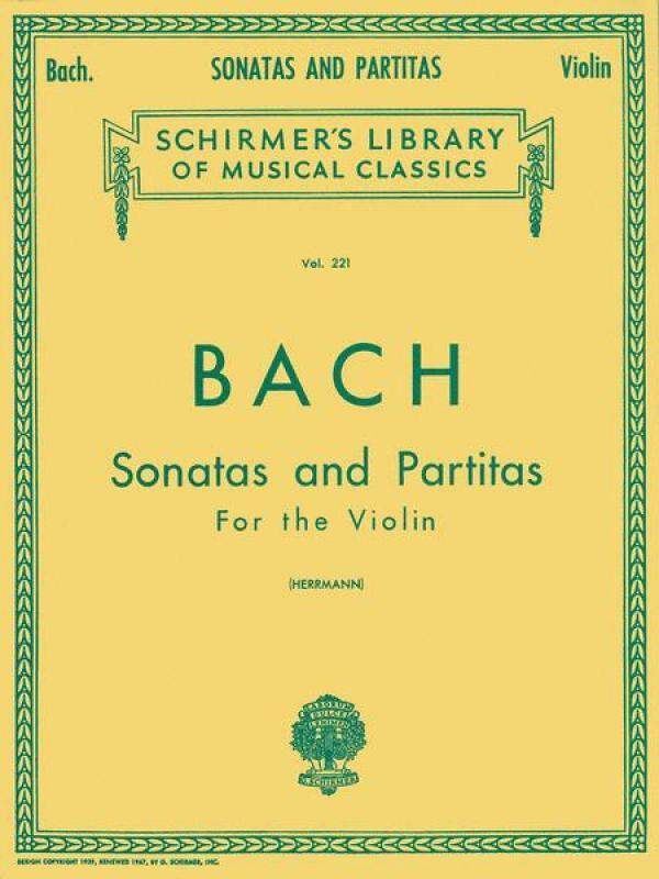 Sonatas and Partitas Schirmer Library of Classics Volume 221 Violin Solo Malaysia