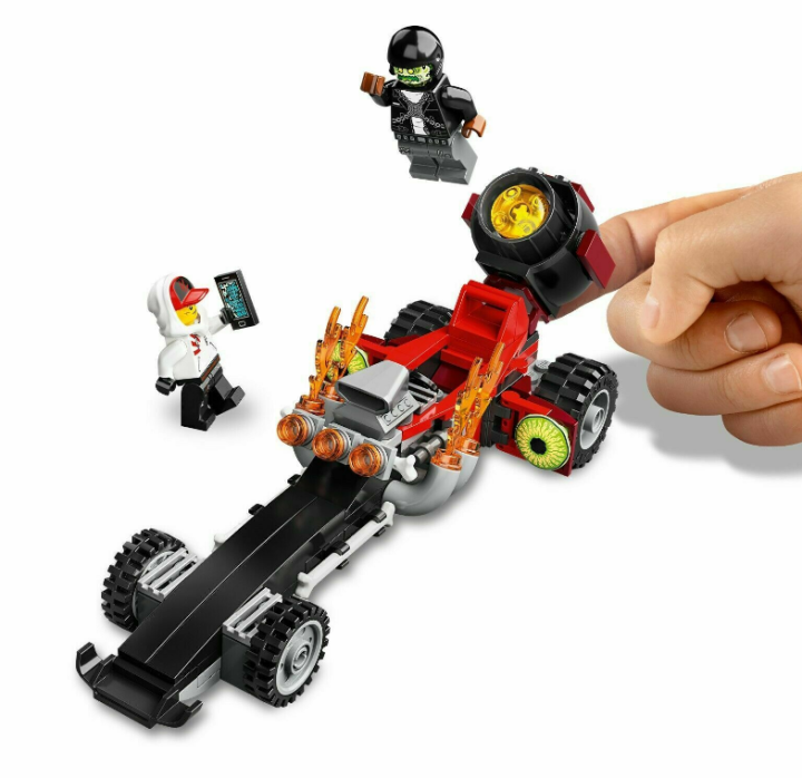 lego hidden side drag racer