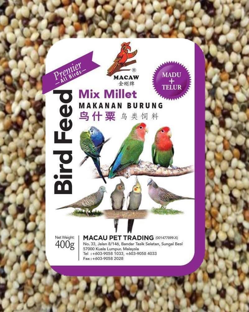Mix Seed Millet Honey Egg For Small Pets Birds Parrots Food Makanan Burung Sambau Campur Bird Food Parrot Food Parakeet Food Makanan Burung Parrot Makanan Parakeet Makanan Budgie Makanan Lovebird Makanan