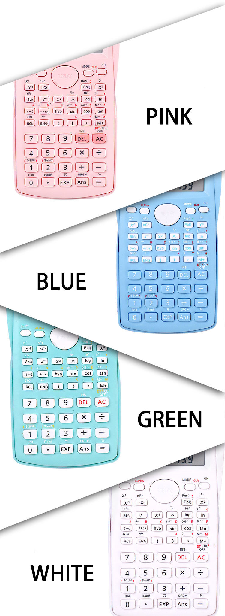 JJT calculator 2in1 Standard Scientific Calculator